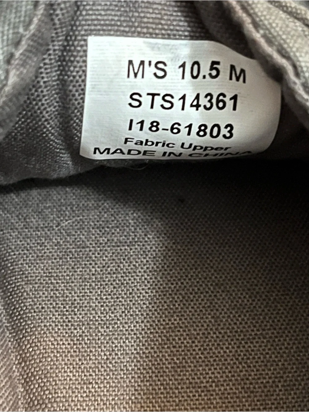 Sperry will details canvas